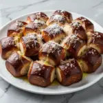 football party garlic parmesan pretzel bites - featured image