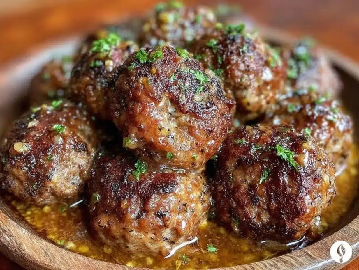 Football Party Slow Cooker Honey Garlic Meatballs 4 football party slow cooker honey garlic meatballs preparation steps