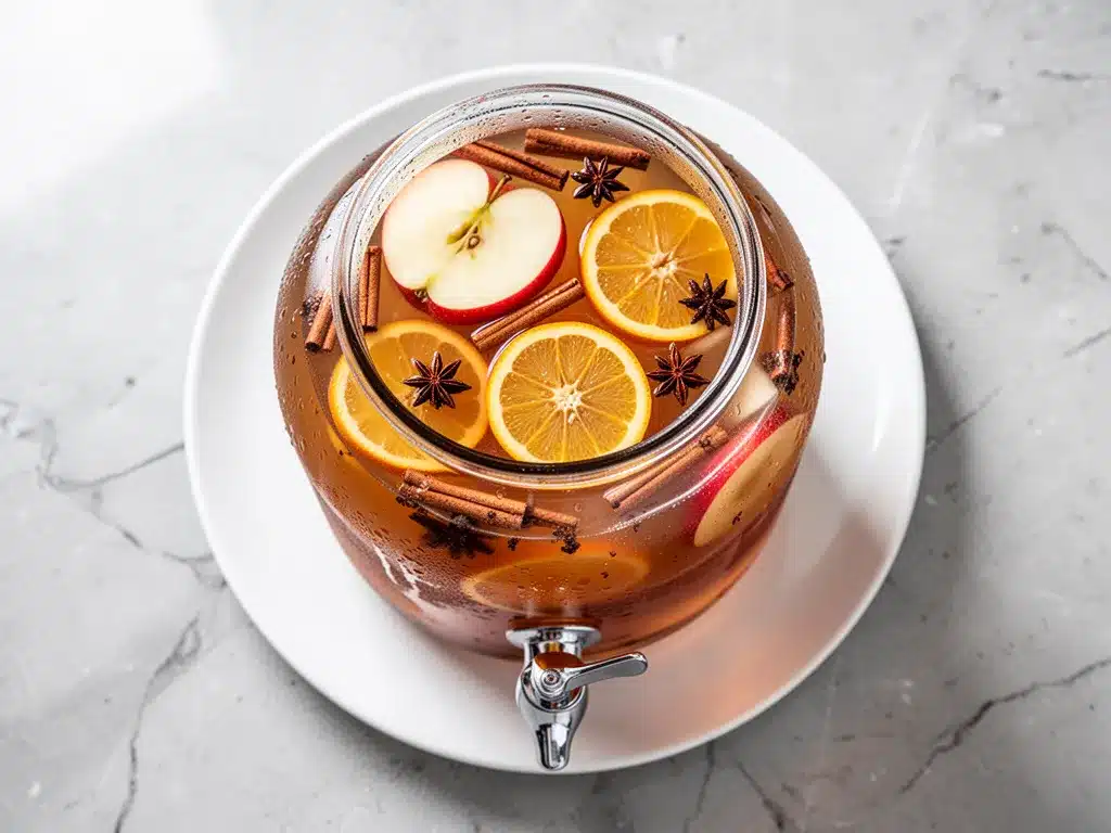 Football Tailgate Bourbon Apple Cider Punch: 5 Easy Game Day Party Recipes 4 Football Tailgate Bourbon Apple Cider Punch preparation steps