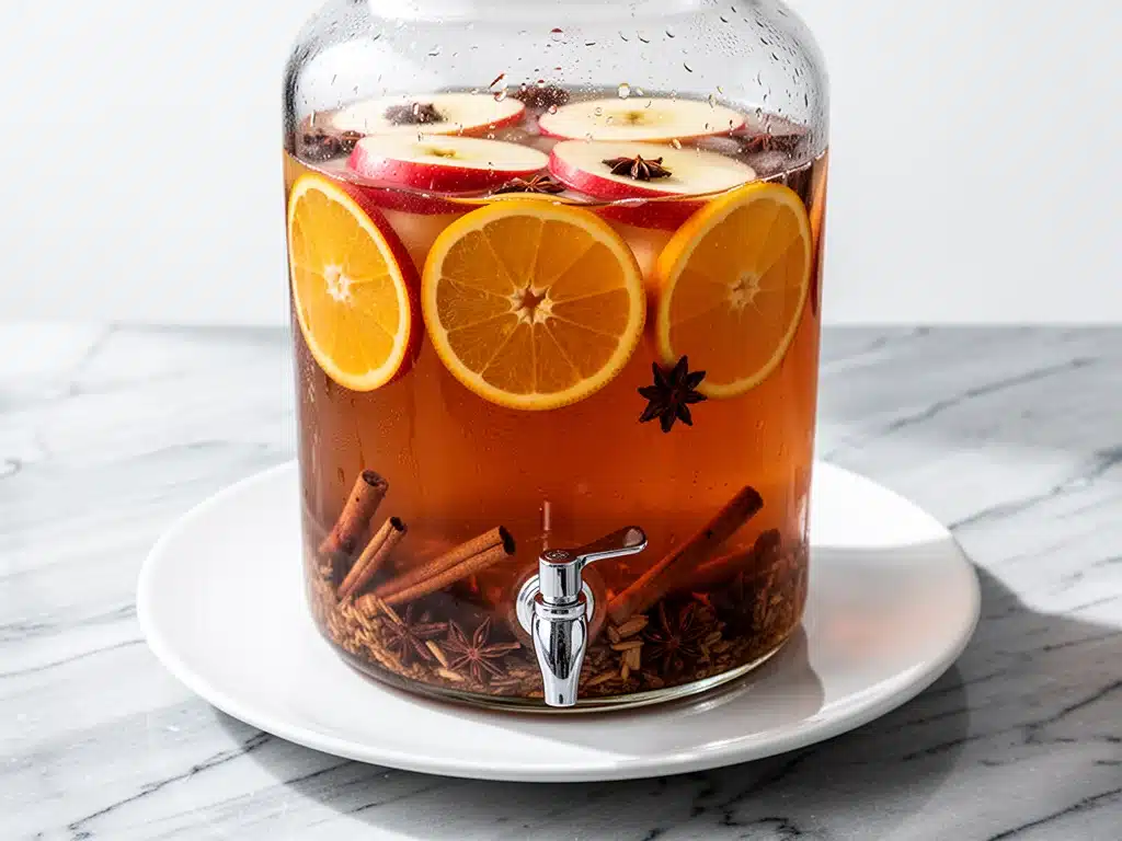 Football Tailgate Bourbon Apple Cider Punch - featured image