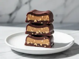 Home 5 Football Tailgate Chocolate Peanut Butter Buckeye Bars - featured image