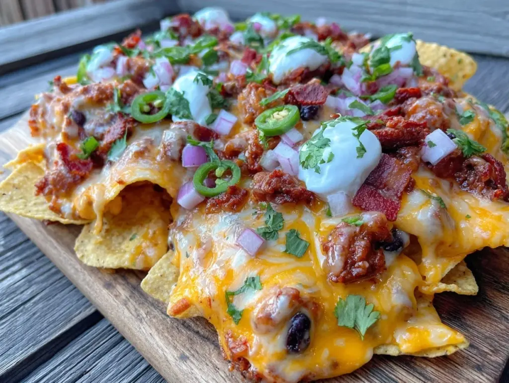 Football Tailgate Loaded Nachos - featured image
