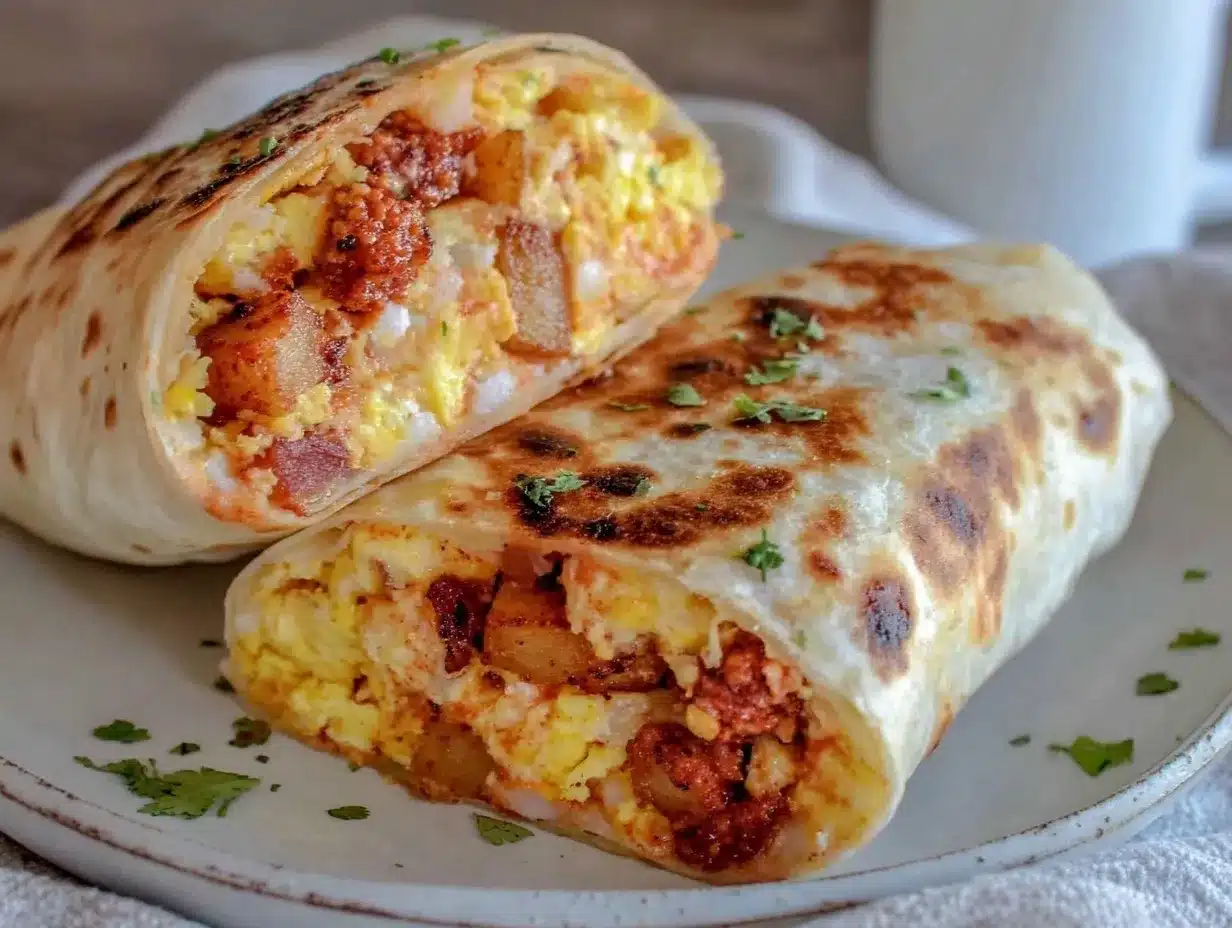 Make-Ahead Freezer Breakfast Burritos with Chorizo: Easy 5pm Dinner 4 freezer breakfast burritos with chorizo preparation steps