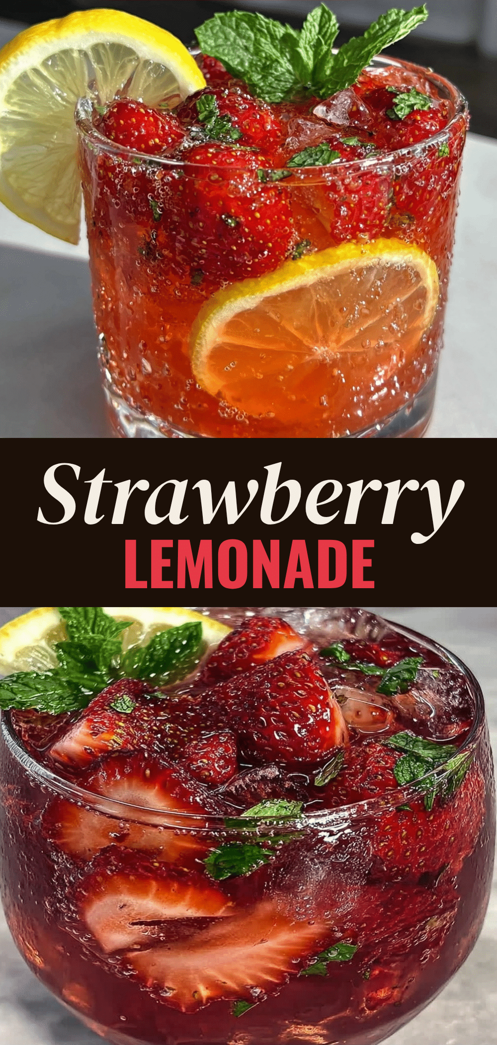 Fresh Strawberry Lemonade with Mint: 3 Cheap Ingredients 5 fresh strawberry lemonade with mint recipe