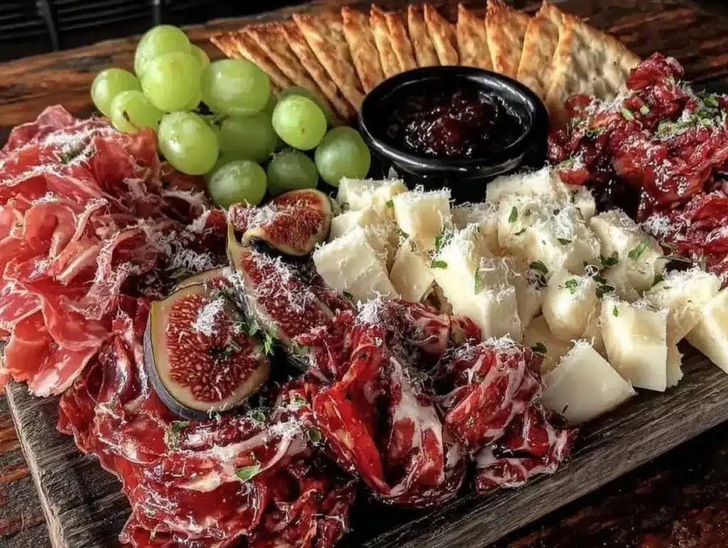 Garlic Parmesan Charcuterie Board - featured image