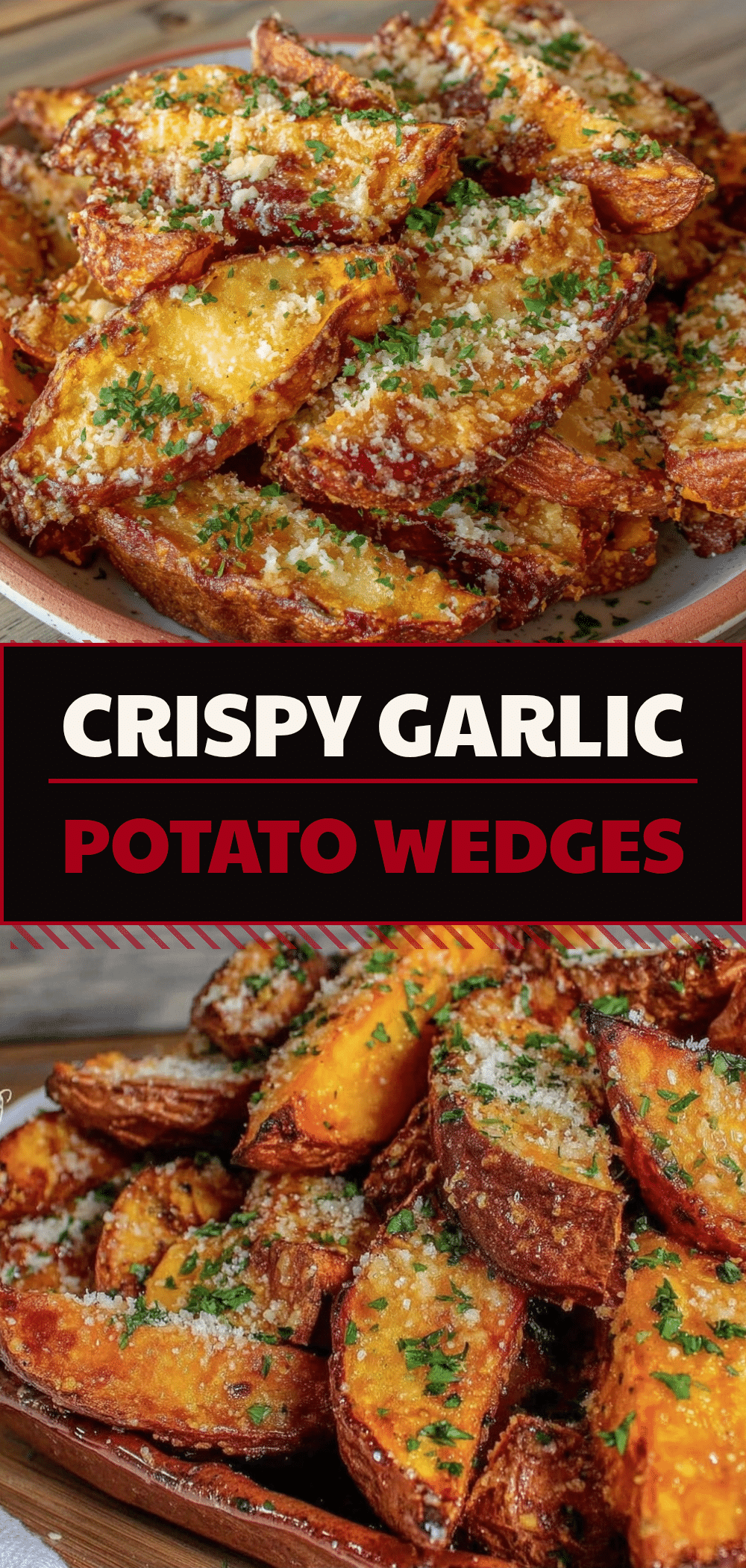 Garlic Parmesan Roasted Sweet Potato Wedges: 5-Ingredient Family Favorite 5 garlic parmesan roasted sweet potato wedges recipe