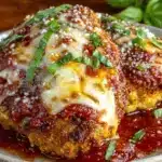 gluten-free baked chicken parmesan - featured image
