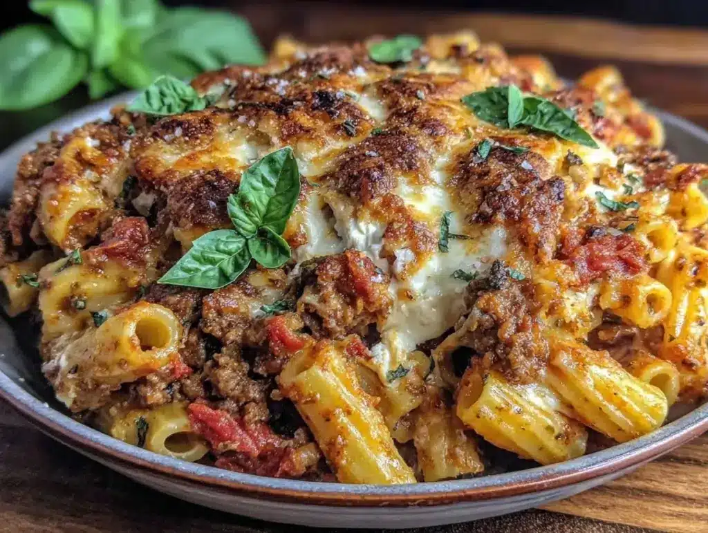 gluten-free baked ziti - featured image