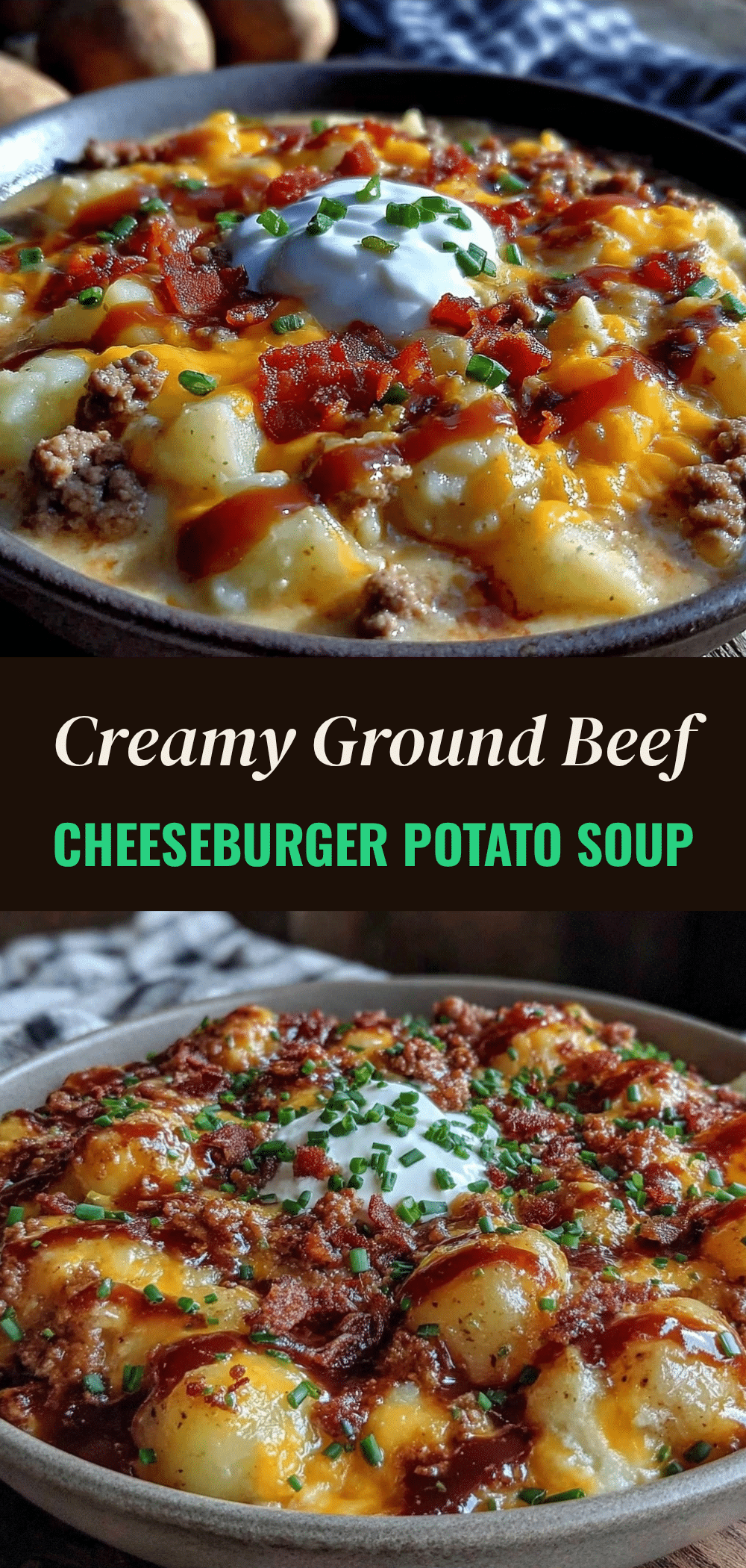 Ground Beef Cheeseburger Potato Soup: The Best Fall Recipe 5 ground beef cheeseburger potato soup recipe