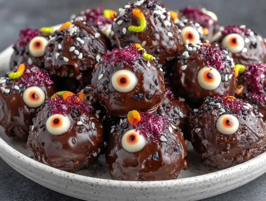 Halloween Monster Eyeball Truffles - featured image