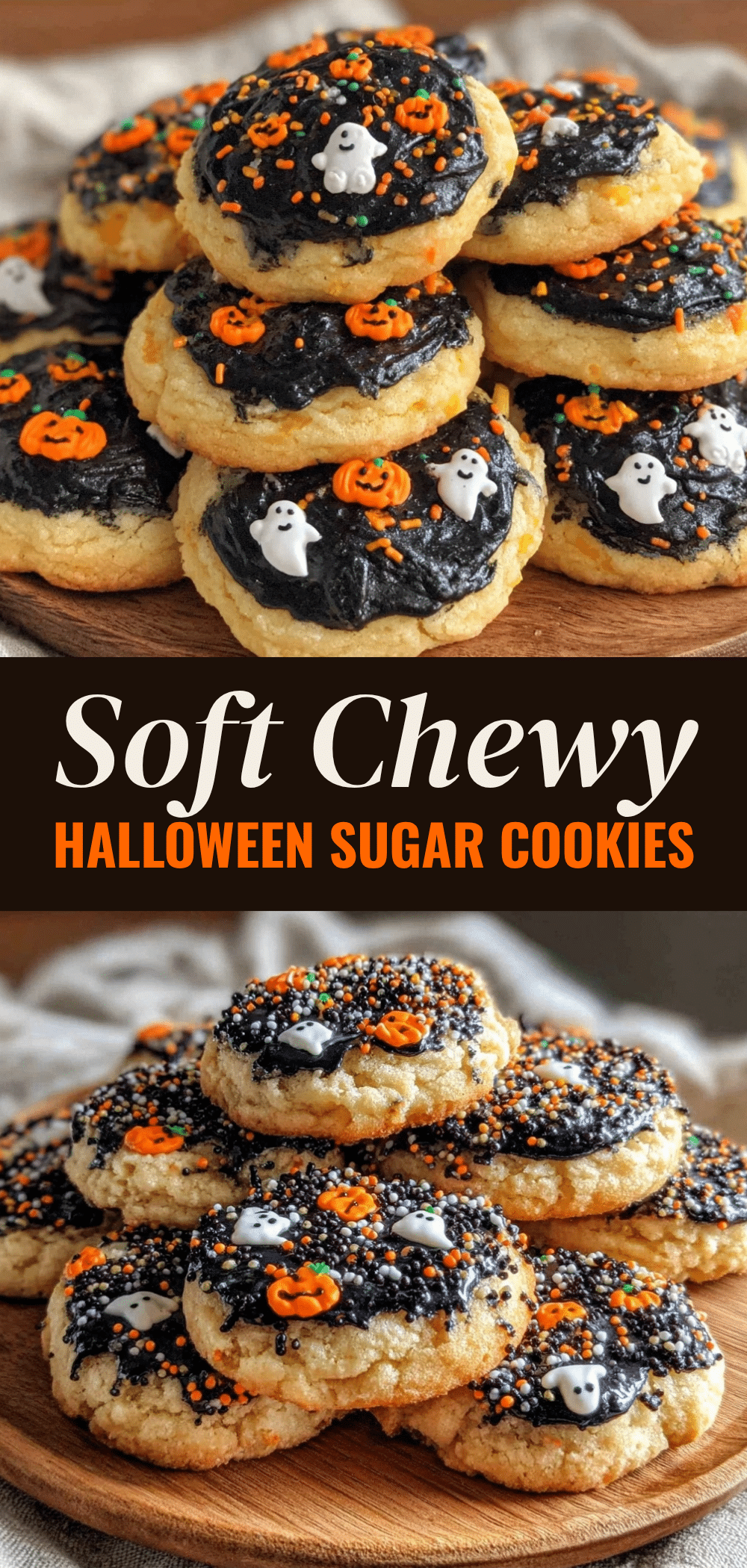 Halloween Sugar Cookies with Black Cocoa Royal Icing: 1 Person Budget 5 halloween sugar cookies recipe