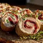 herbed turkey pinwheels - featured image