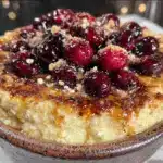 high-protein cottage cheese baked oats - featured image