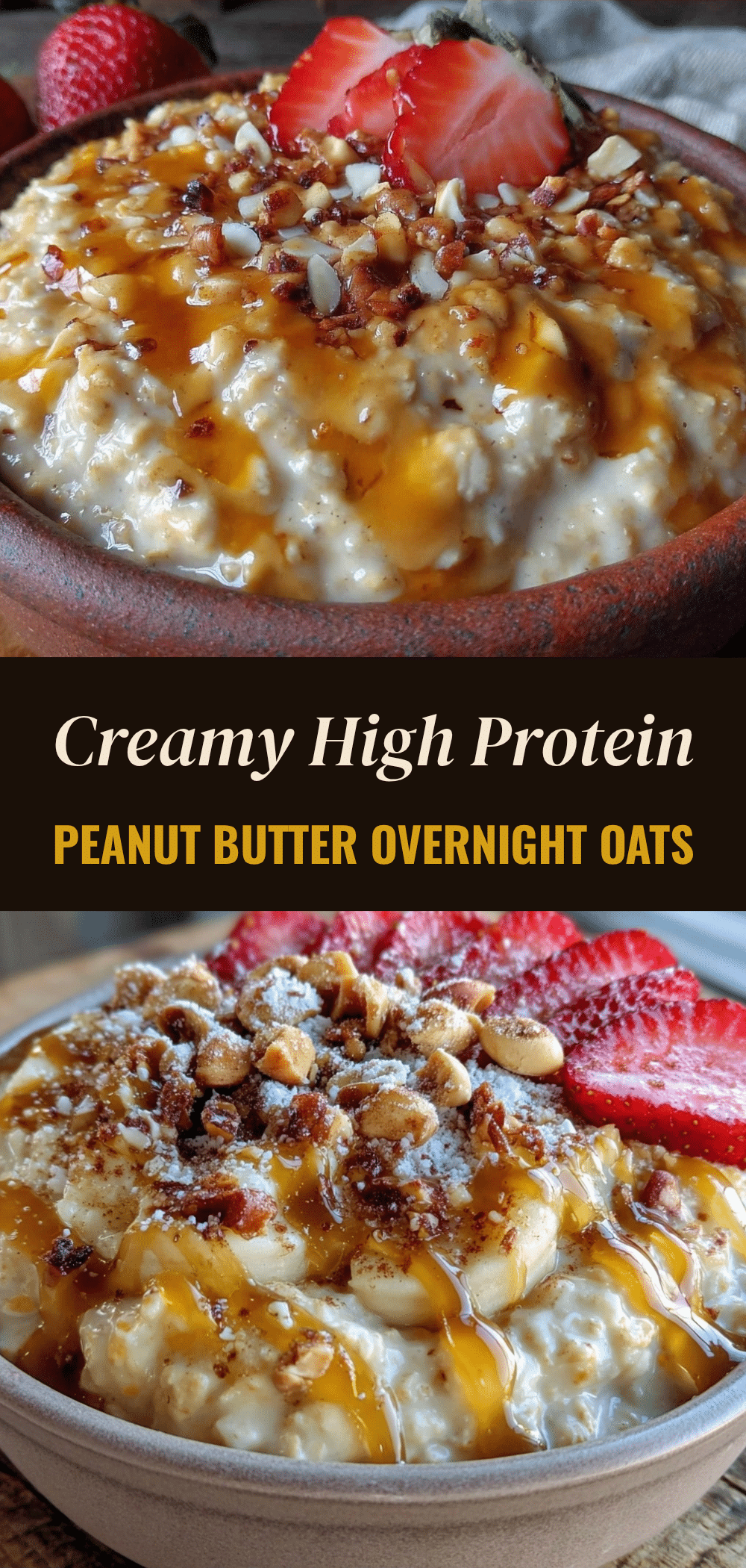 High-Protein Peanut Butter Overnight Oats: 3-Ingredient Batch 5 high-protein peanut butter overnight oats recipe