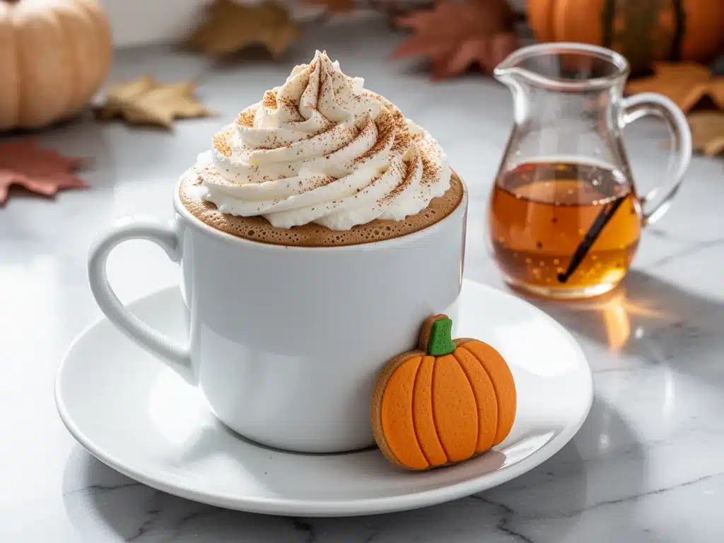 homemade pumpkin spice latte - featured image