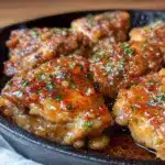 honey balsamic chicken thighs - featured image