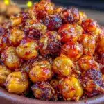 Honey Sriracha Roasted Chickpeas - featured image