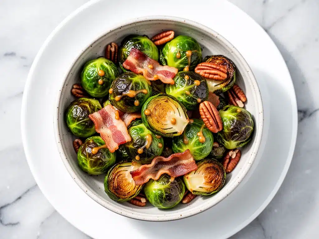 Keto Fall Bacon Brussels Sprouts: Easy 15-Minute Low Carb Dinner 4 Keto Fall Bacon Brussels Sprouts preparation steps
