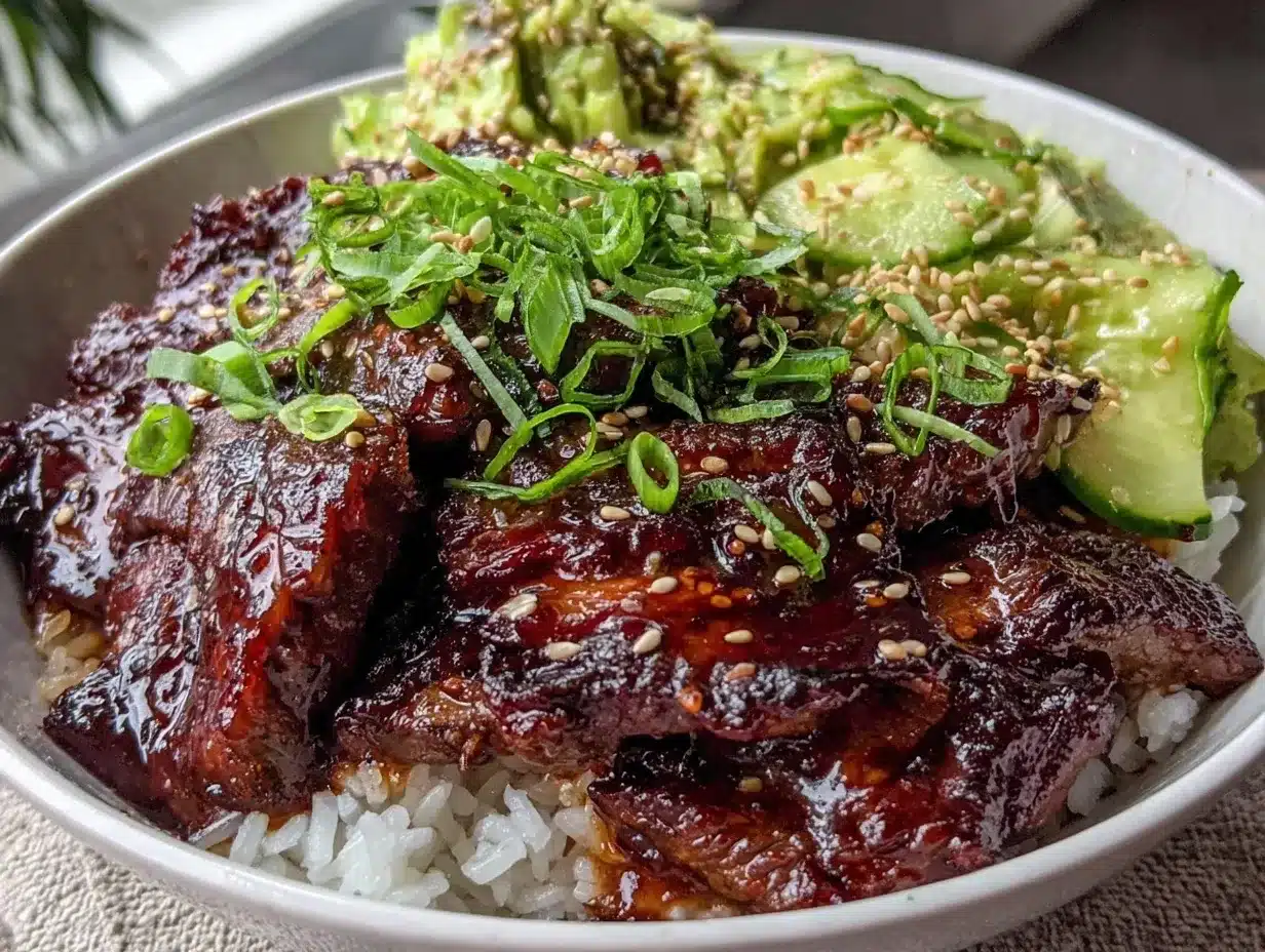 Korean Beef Bulgogi Rice Bowl: 5-Min Quick Pickle 4 Korean Beef Bulgogi preparation steps