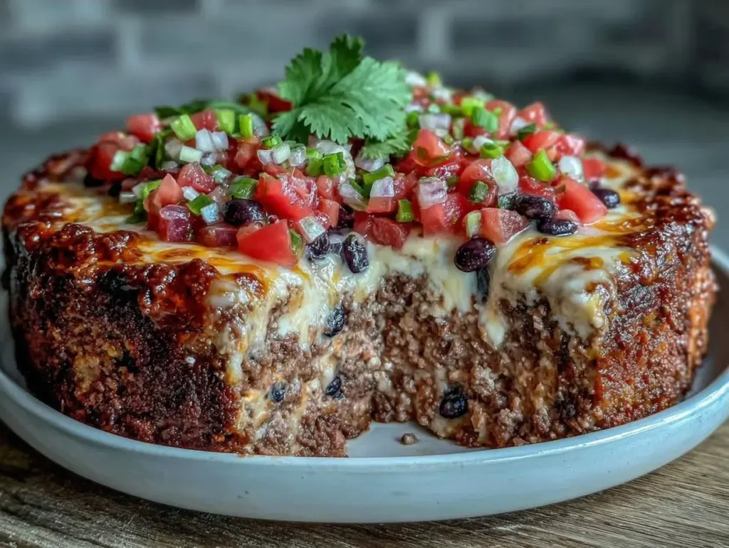 layered taco dip - featured image