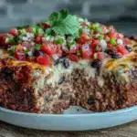 layered taco dip - featured image