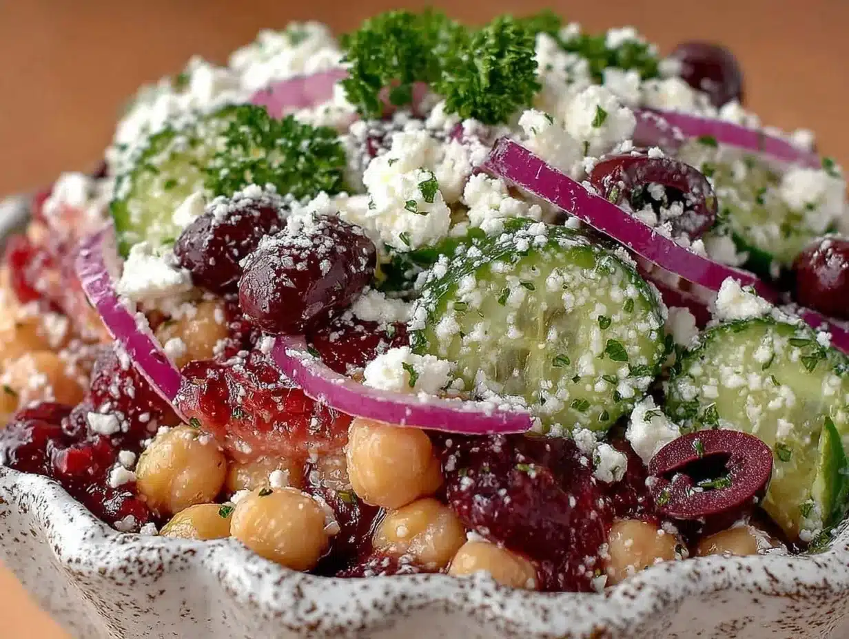 Mediterranean Chickpea Salad: 5-Ingredient Family Meal Prep 4 Mediterranean Chickpea Salad preparation steps