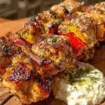 Mediterranean Grilled Chicken Skewers - featured image