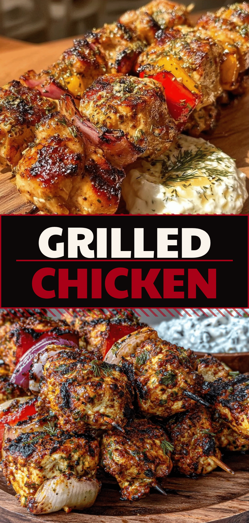 Mediterranean Grilled Chicken Skewers: Easy Weeknight Meal 5 Mediterranean Grilled Chicken Skewers recipe