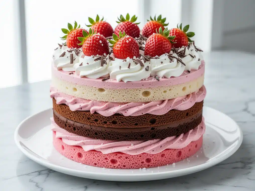 Neapolitan layer cake - featured image