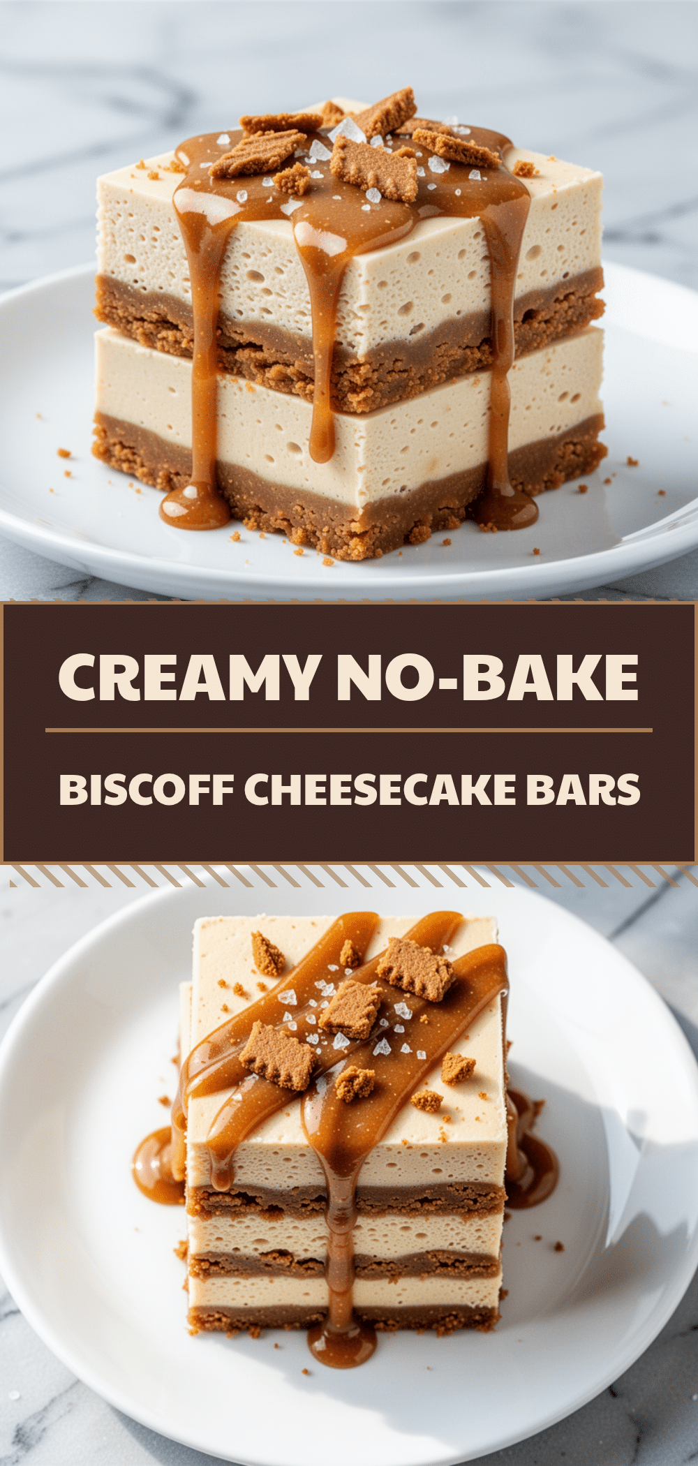 No-Bake Biscoff Cheesecake Bars: 5-Ingredient No-Bake Dessert 5 no-bake biscoff cheesecake bars recipe