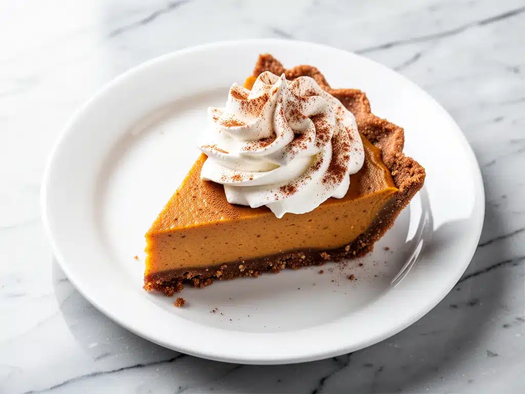 No-Bake Pumpkin Pie: Easy Gingersnap Cookie Crust 4 no-bake pumpkin pie preparation steps