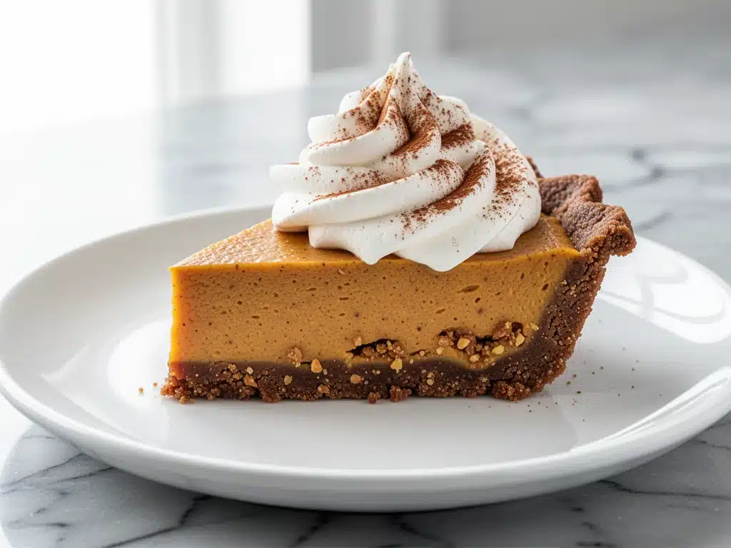 no-bake pumpkin pie - featured image
