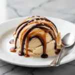 no-churn salted caramel ice cream - featured image