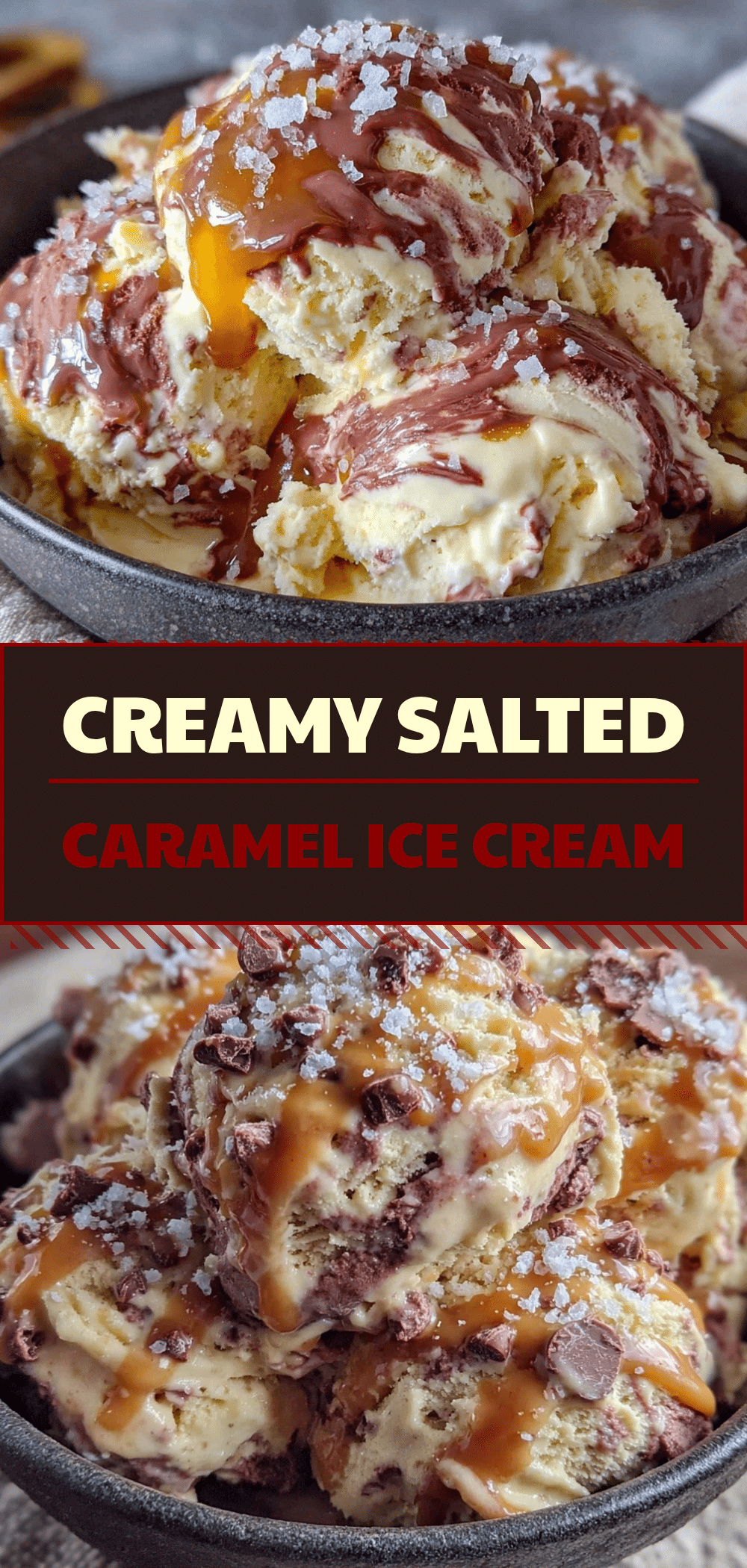 No-Churn Salted Caramel Ice Cream: 3-Ingredient Summer Dessert 5 no-churn salted caramel ice cream recipe