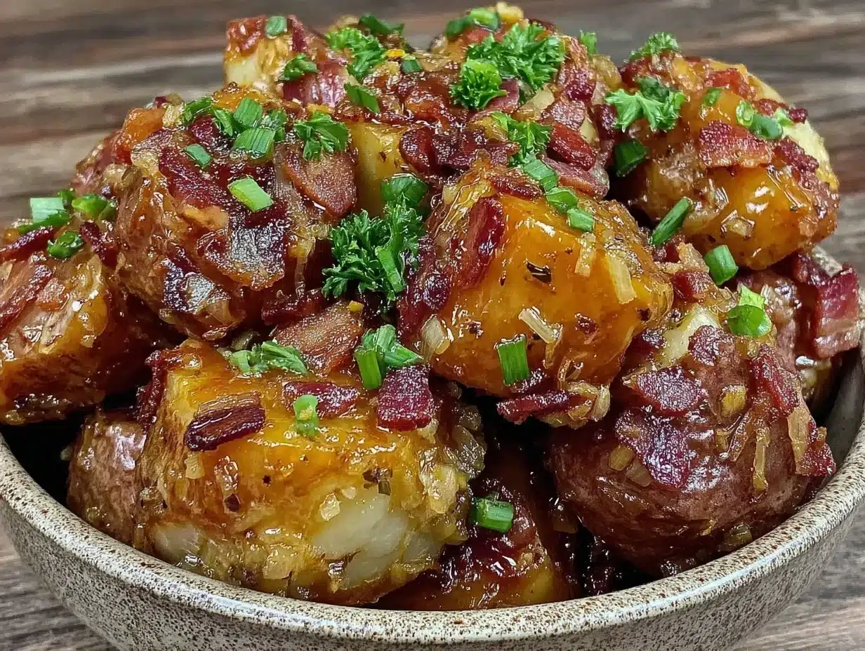 Oktoberfest German Potato Salad: Warm Bacon Comfort for You 4 Oktoberfest German Potato Salad preparation steps