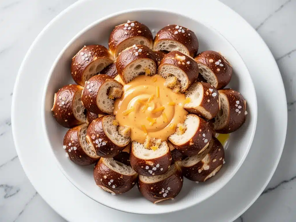 Oktoberfest Soft Pretzel Bites: Easy Beer Cheese Dip 4 Oktoberfest soft pretzel bites preparation steps