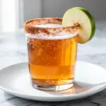 Oktoberfest Spiced Apple Beer Cocktail - featured image