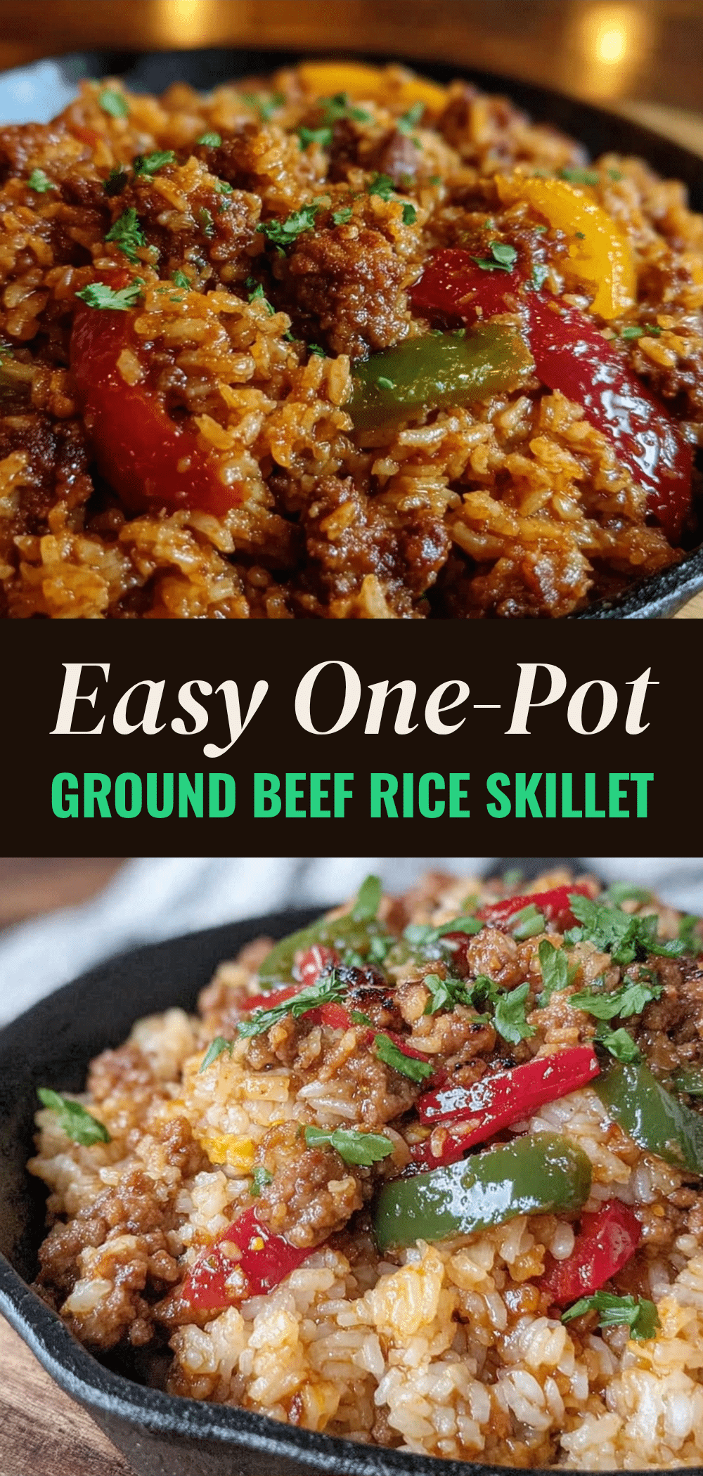One-Pot Ground Beef and Rice Skillet: 5-Ingredient Family Dinner 5 one-pot ground beef and rice skillet recipe