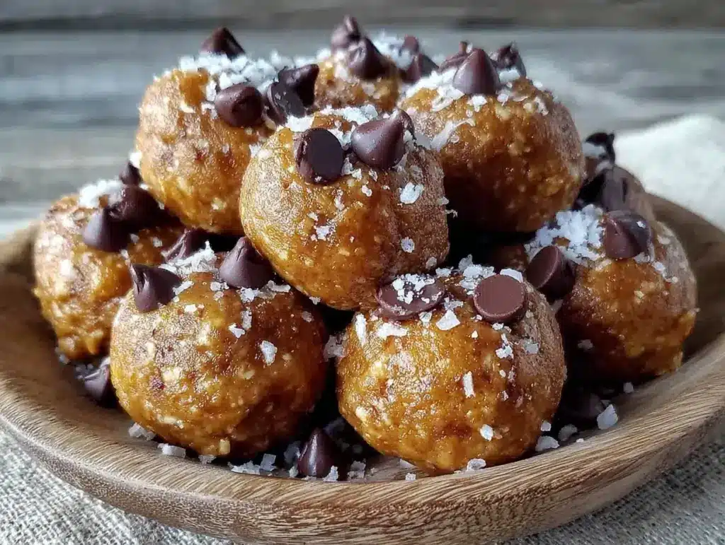 peanut butter protein balls - featured image