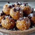 peanut butter protein balls - featured image