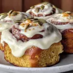 pumpkin cinnamon rolls - featured image