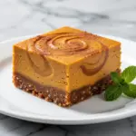 pumpkin spice cheesecake bars - featured image