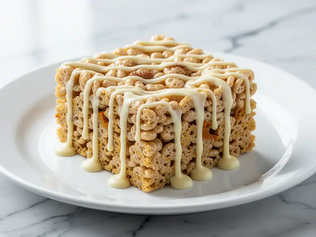 pumpkin spice Rice Krispie treats - featured image