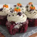 purple velvet cupcakes - featured image