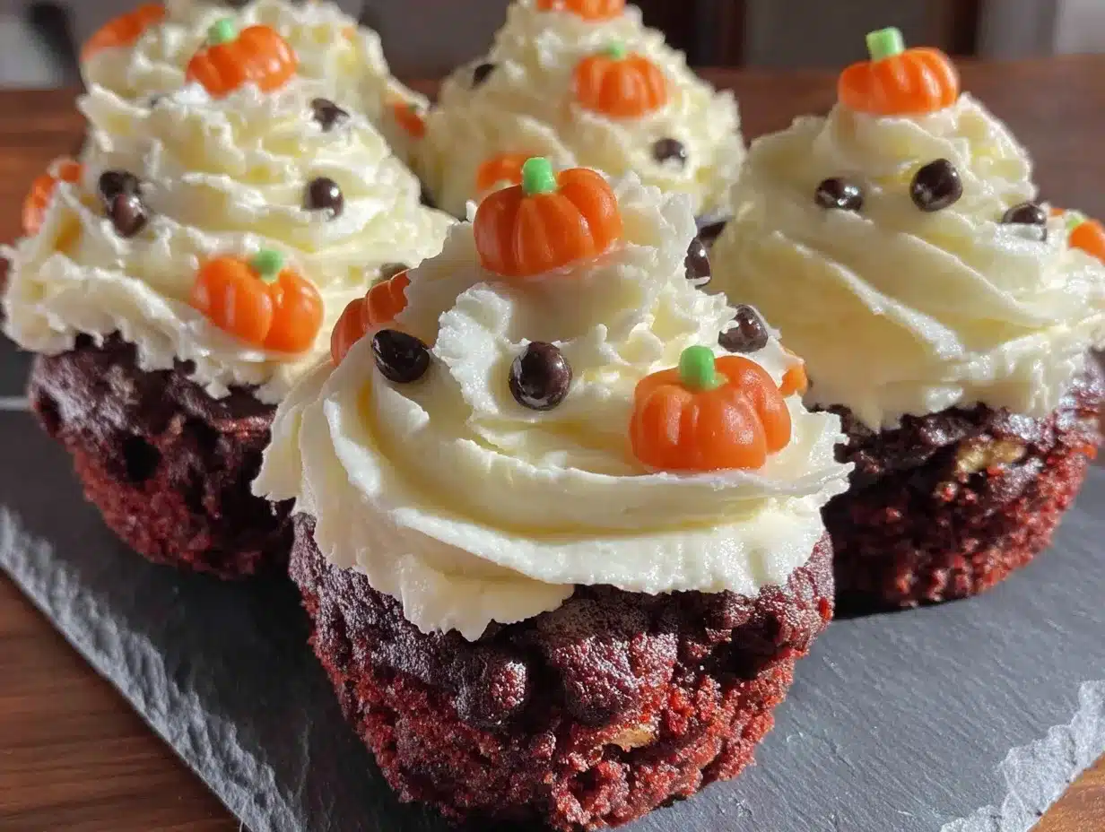 Halloween Purple Velvet Cupcakes: Easy Kid-Friendly Recipe 4 purple velvet cupcakes preparation steps