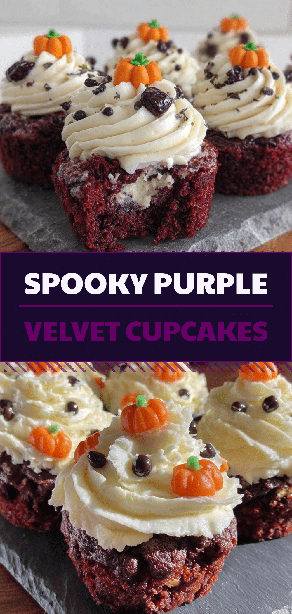 Halloween Purple Velvet Cupcakes: Easy Kid-Friendly Recipe 5 purple velvet cupcakes recipe