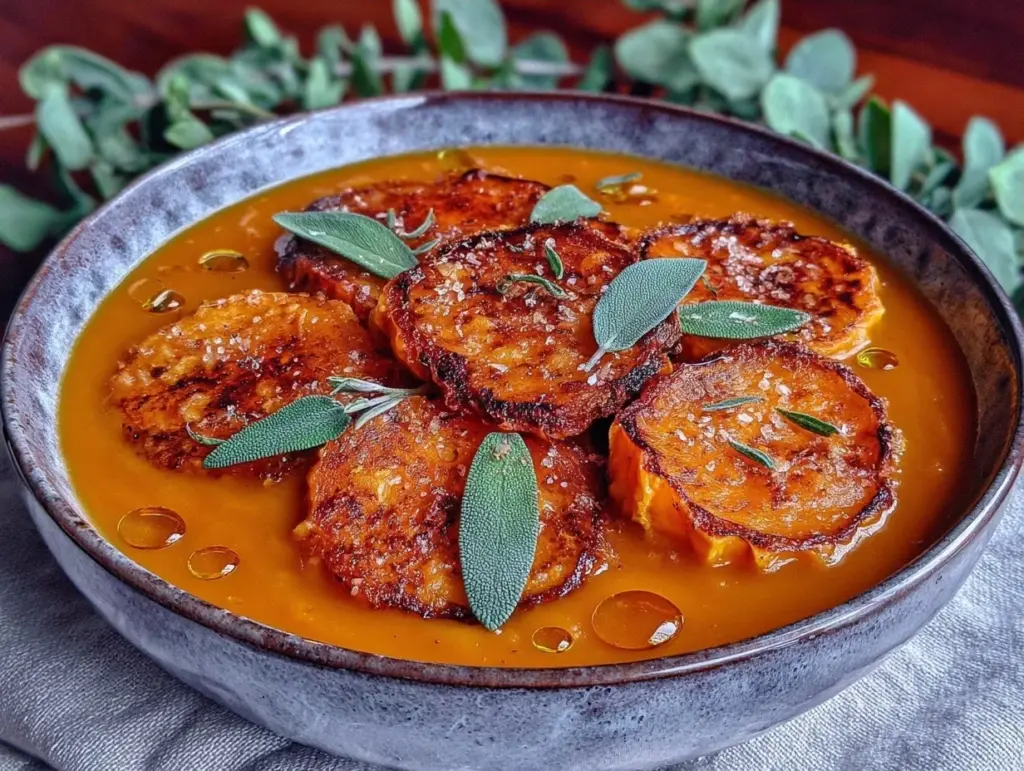 roasted butternut squash soup - featured image