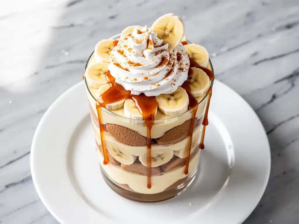 Salted Caramel Banana Pudding: 10 Min Easy Weeknight Dessert 4 salted caramel banana pudding preparation steps