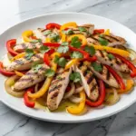 sheet pan chicken fajitas - featured image
