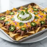 sheet pan nachos - featured image